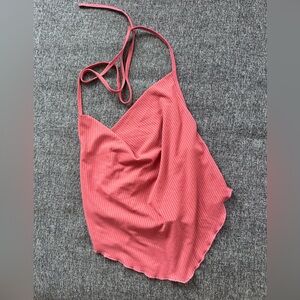 Pink, shein, small halter top
